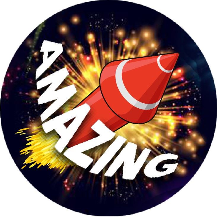 144 Firework Praise 30mm Stickers Glossy Reward Stickers