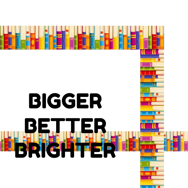 Colorful illustrated bookshelf border with partial text, ideal for classroom or teacher decor