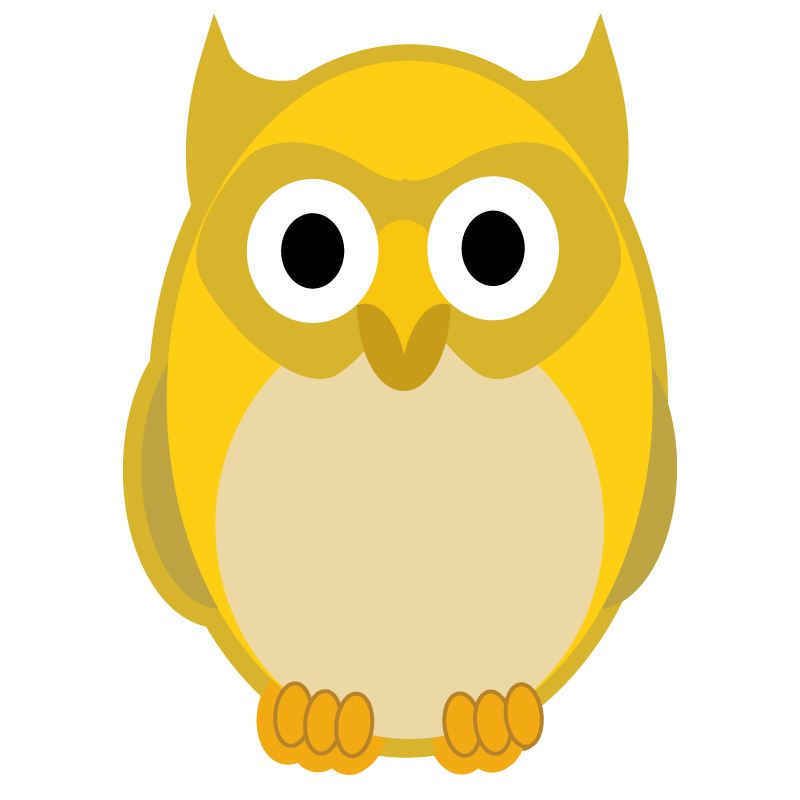 288 Colourful Owls 20mm Shaped Children's Reward Stickers for School Teachers or Nurses