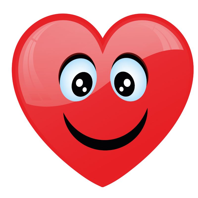 288 Heart Smiles 20mm Shaped Children's Reward Stickers for School Teachers or Nurses