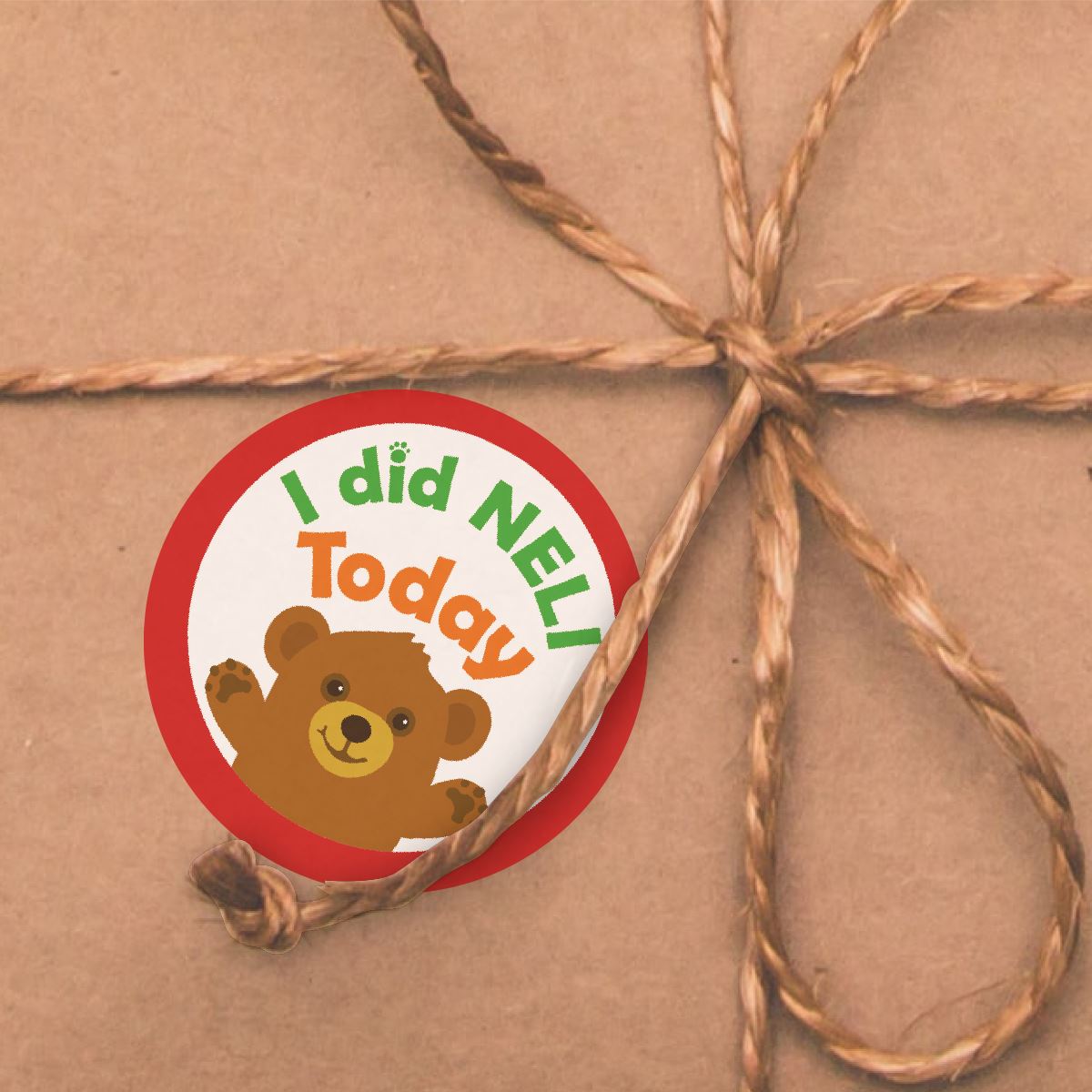 144 I did NELI today - 30mm - Glossy Reward Literacy Stickers for Teachers & Parents