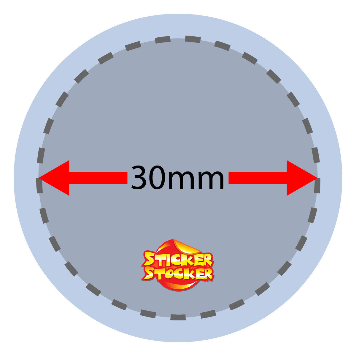 Sticker Stocker - 120 Strawberry Scented Personalised Stickers - Donut - Personalised 30 mm Scented Stickers - For Teachers Nursery Parents