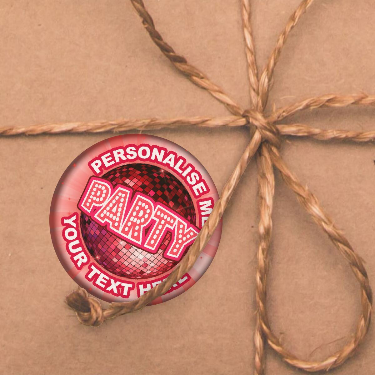 144 Disco Party Personalised 30mm Reward Stickers for School Teachers, Parents and Nursery