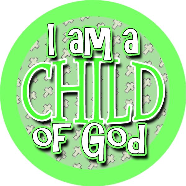 144 Child of God 30mm Round Children's Christian Reward Stickers - Teachers or Parents