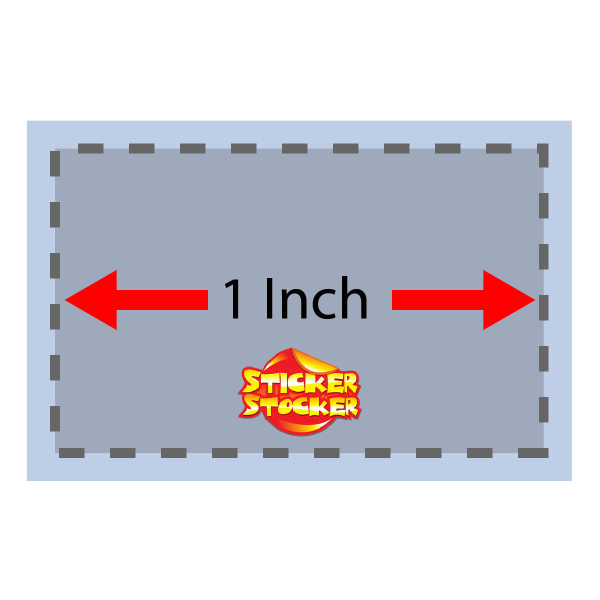 Sticker Stocker - 294 Pride Flags Glossy LGBT Stickers 1inch across rectangle labels