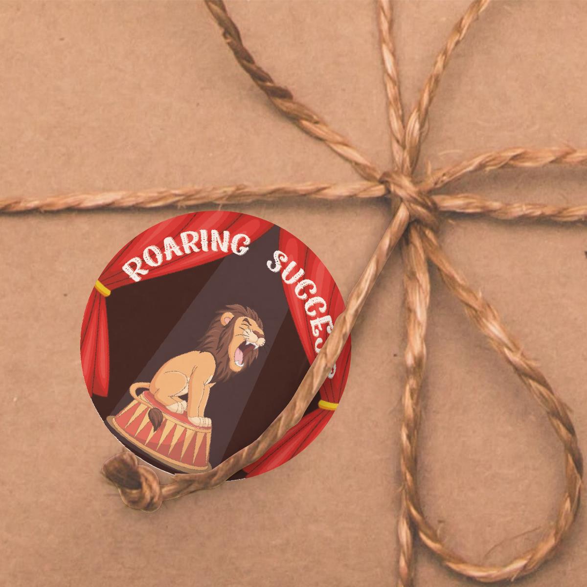 120 Popcorn Circus 30mm Popcorn Scented Reward Stickers for Teachers, Parents and Party Bags