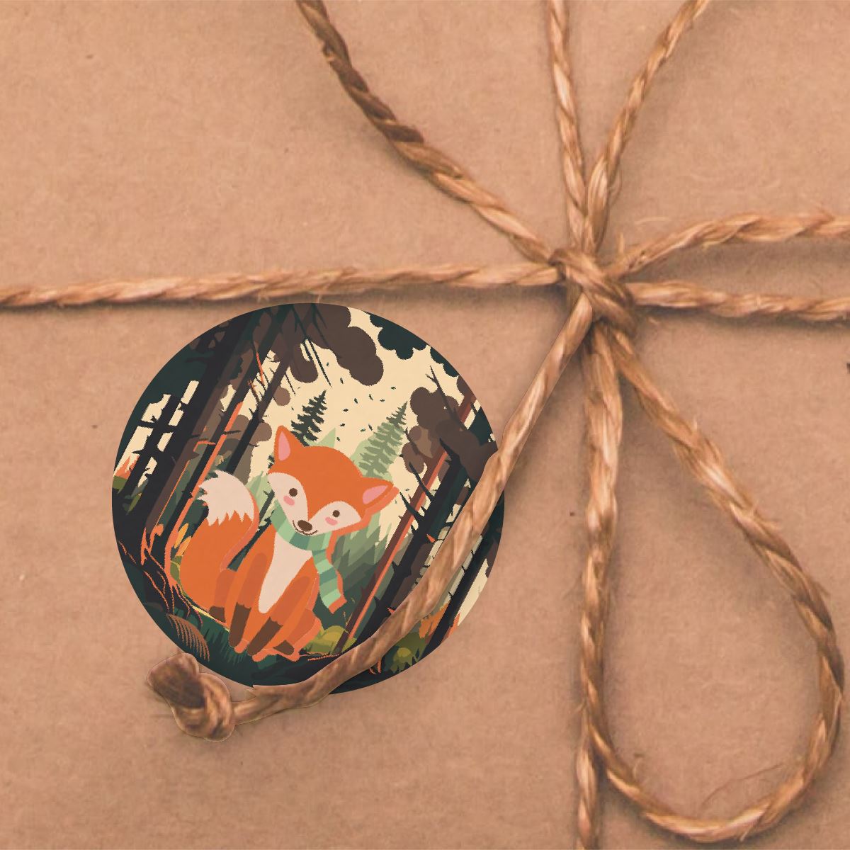 144 Forest Animals 30mm Children's Reward Stickers for Teachers or Parents