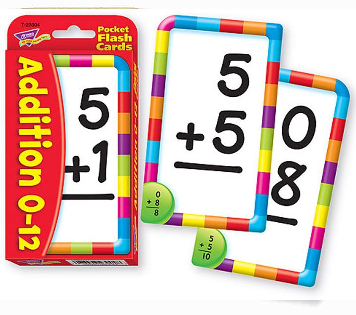 Trend TEACHING ADDITION Educational Pocket Flash Cards