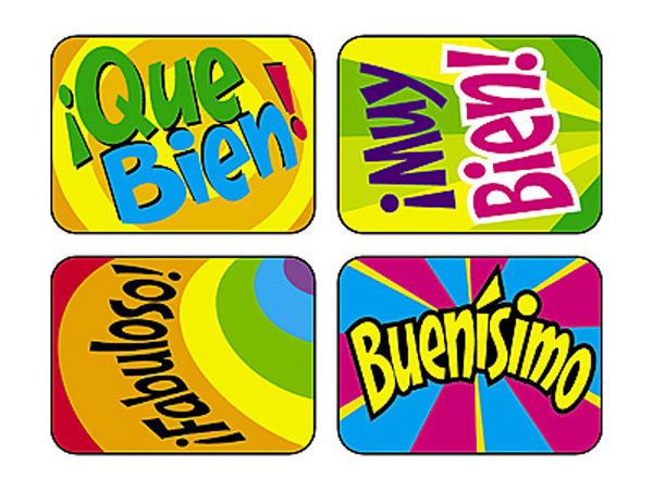 100 Large TREND Applause Spanish ¡Fabuloso! Reward Stickers
