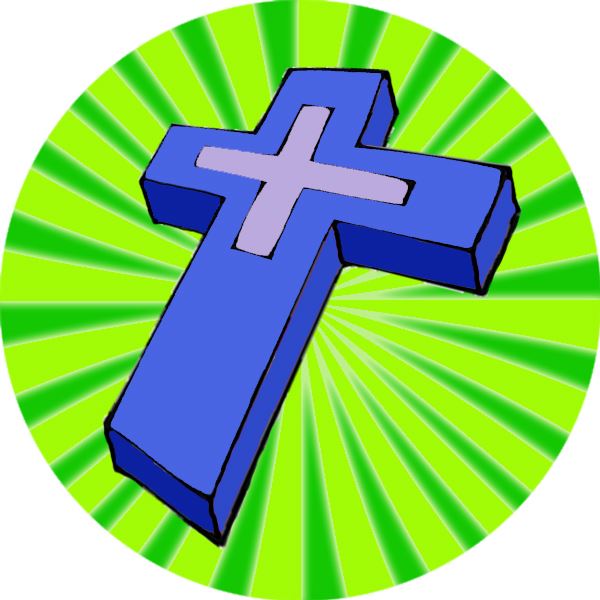 144 Bibles and Crosses 30mm Children's Xmas Reward Stickers for Teachers or Parents