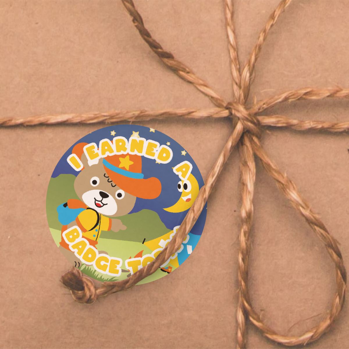 Animal Scouts Badge Stickers - 30mm - Glossy Reward Stickers - Forest School, Scouts, Teachers