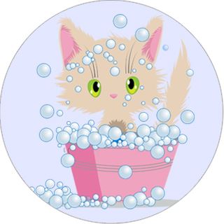 144 Cute Cats 30mm Reward Stickers for Teachers, Parents and Party Bags