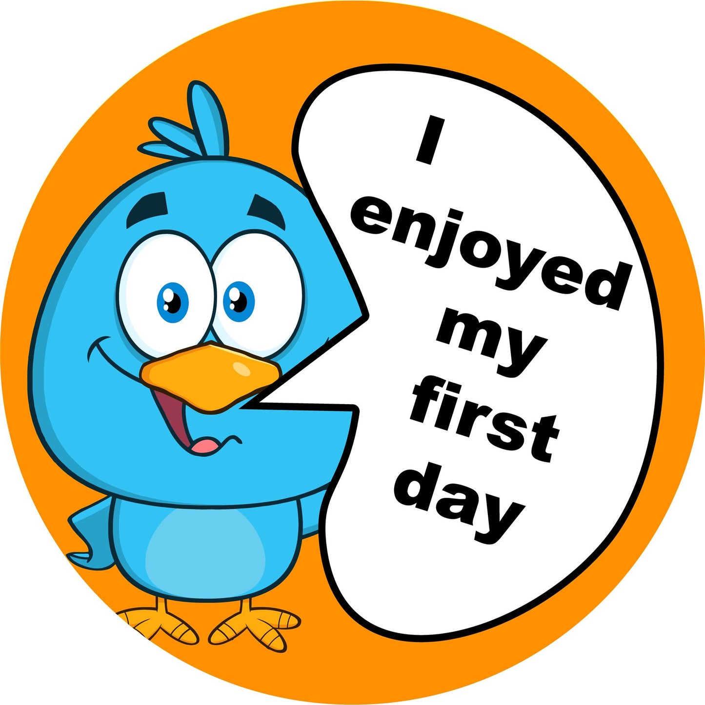 144 I Enjoyed My First Day 30mm Introduction Stickers for Teachers and groups