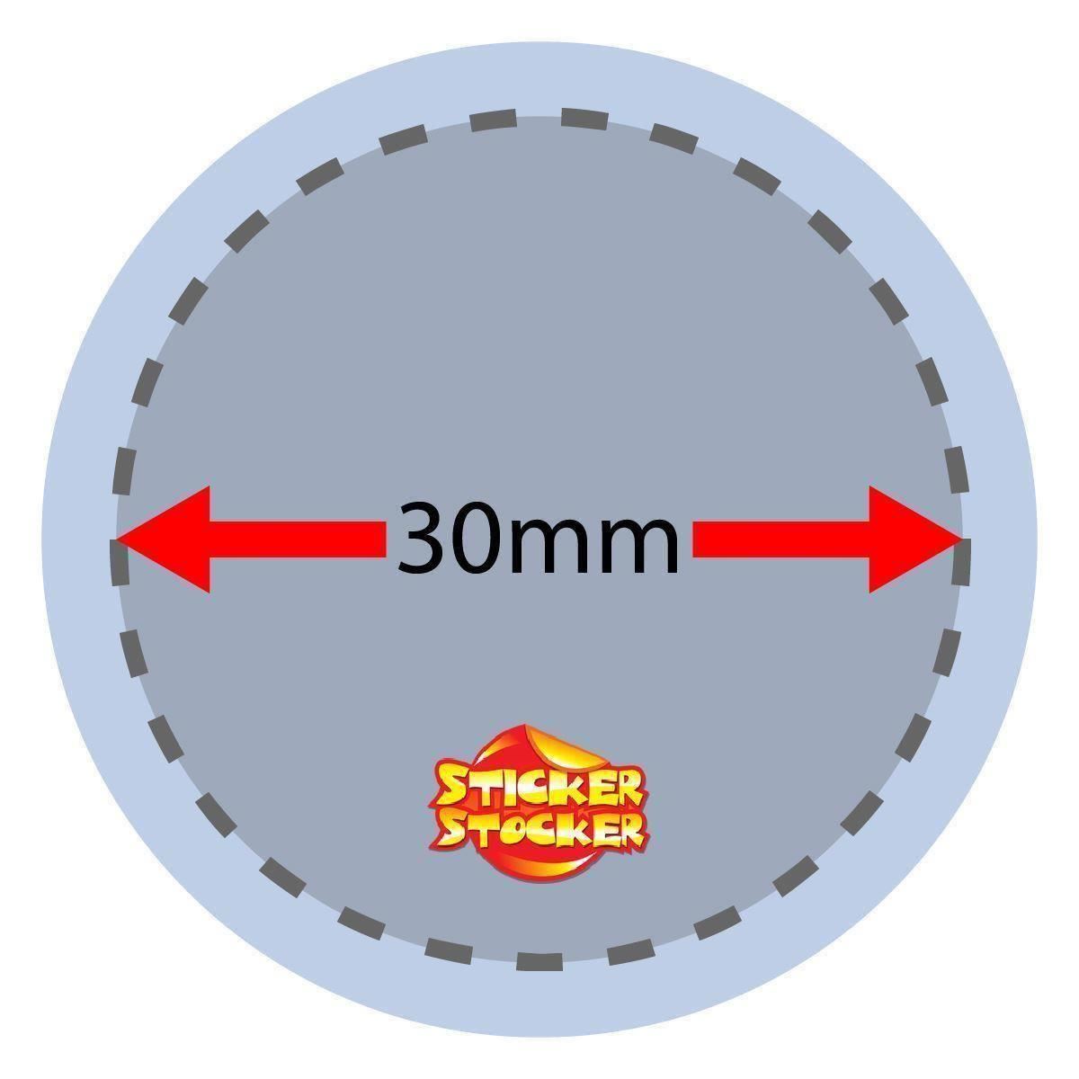 144 Vintage VIP Personalised 30mm Reward Stickers for School Teachers, Parents and Nursery