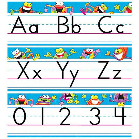 Frog-tastic Alphabet and number Line Classroom Display Set