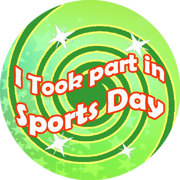 144 Sports Day 30mm Reward Stickers for Teachers, Parents and Schools