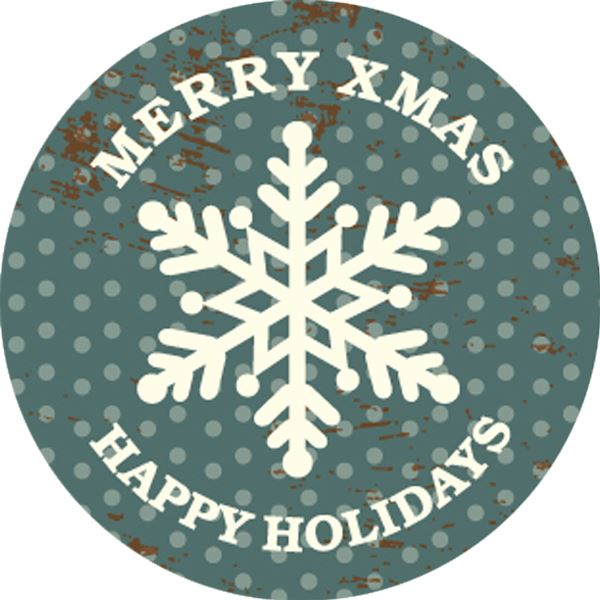 144 Christmas Tidings 30mm Children's Xmas Reward Stickers for Teachers or Parents