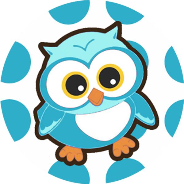 144 Adorable Owls 30mm Children's Reward Stickers for Teachers or Parents