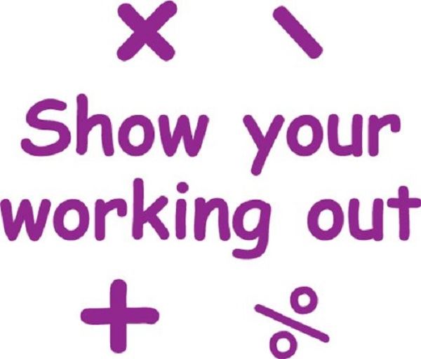 Show your working out - Self inking teacher reward xstamper xclamations stamp