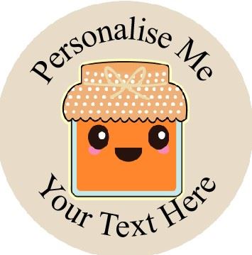 144 Personalised We're Jammin' Homemade Jam Labels