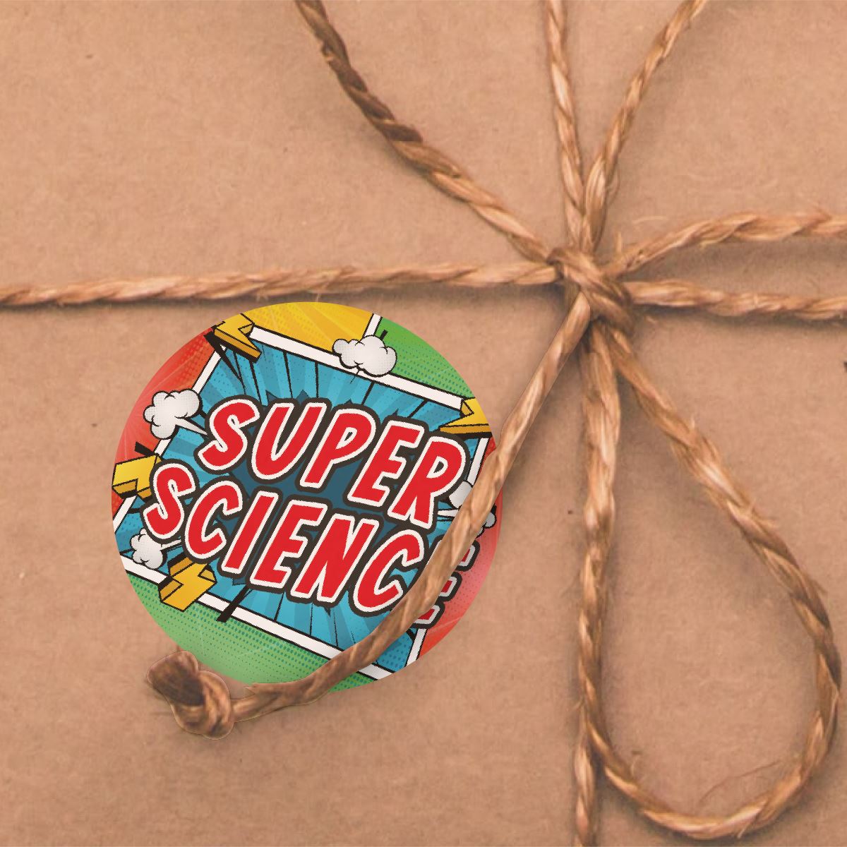 144 Superhero Science - 30mm - Glossy Reward Stickers for Teachers & Parents
