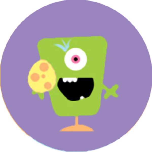 144 Monster Easter 30mm Round Children's Reward Stickers for Teachers, Parents