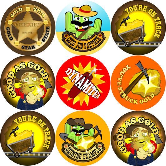 Sticker Stocker 144 Good as Gold 30mm Stickers for Teachers, Parents and Party Bags