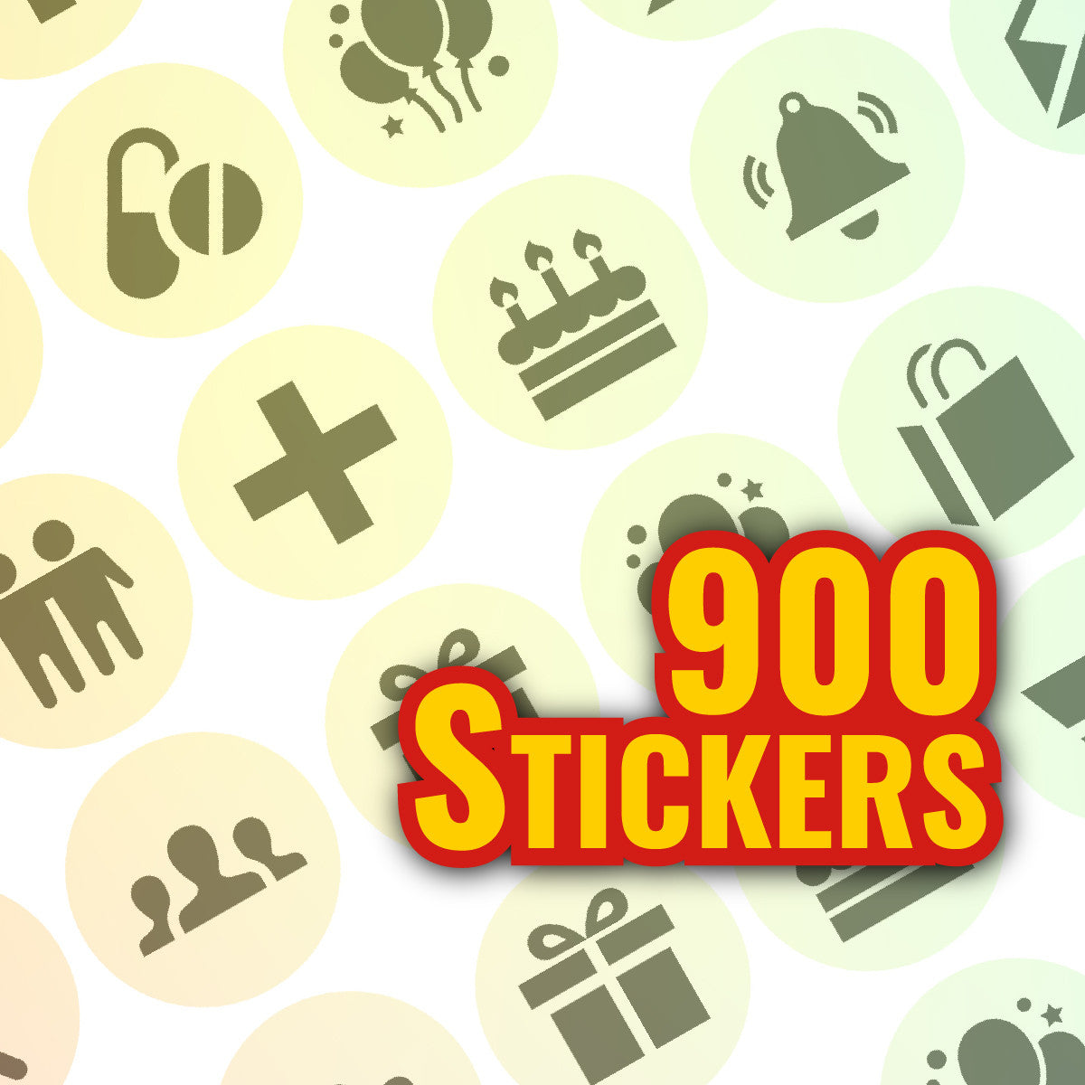 Sticker Stocker - 900 Mini Pastel Planner Dots 10mm Spot Stickers for Teachers and Planners