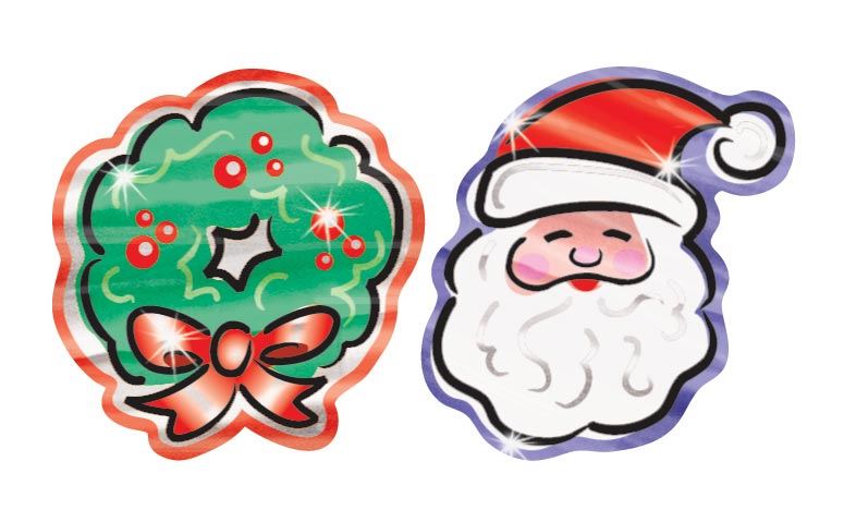 TREND Christmas Charms Foil Bright Reward Stickers