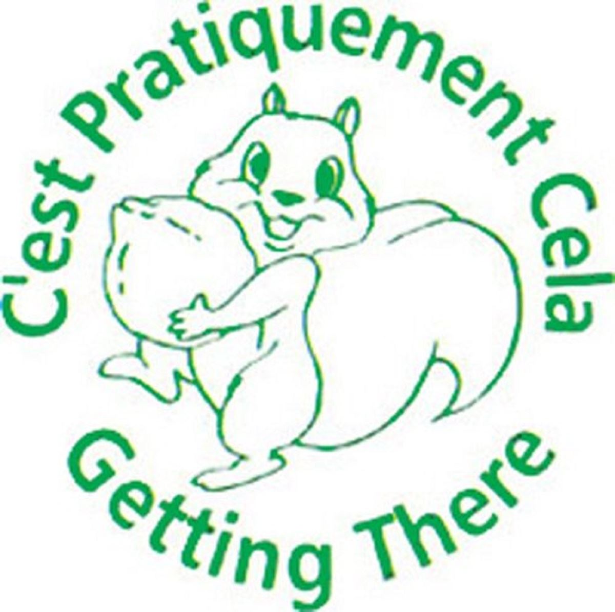 C'est Pratiquement Cela FRENCH Getting There - Self inking teacher reward xstamper xclamations stamp