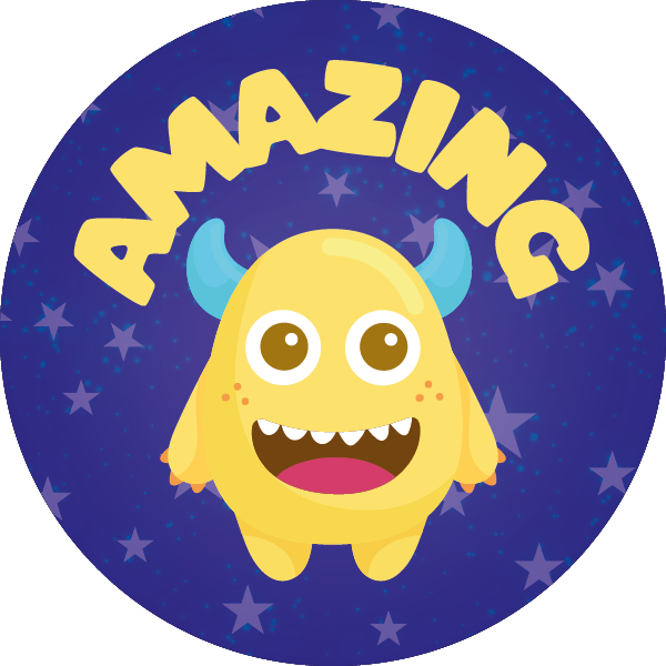 Sticker Stocker - 120 Mixed Berry Star Aliens 30mm Scented Reward Stickers for Teachers, Parents and Party Bags