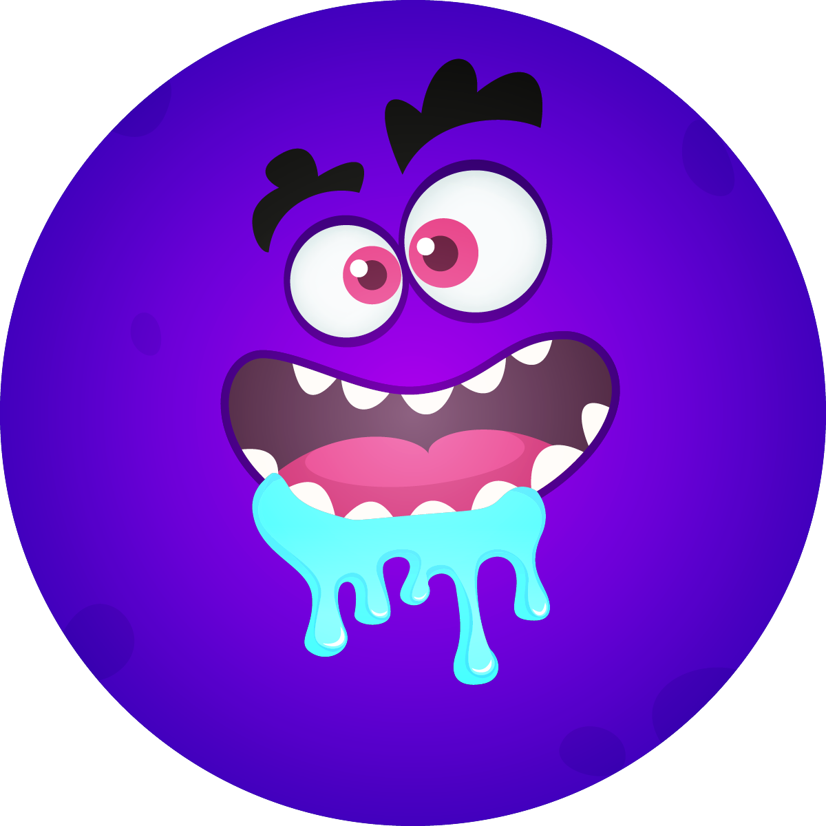 Sticker Stocker - 120 Mixed Berry Monster 30mm Scented Reward Stickers for Teachers, Parents and Party Bags