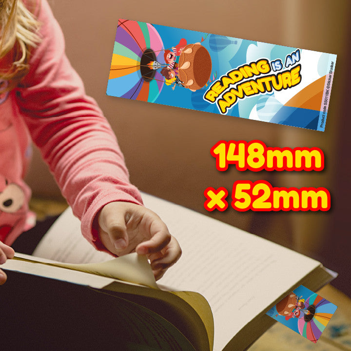 Sticker Stocker - 30 Flying High Classroom Reading Reward Bookmarks Ideal for School Teachers