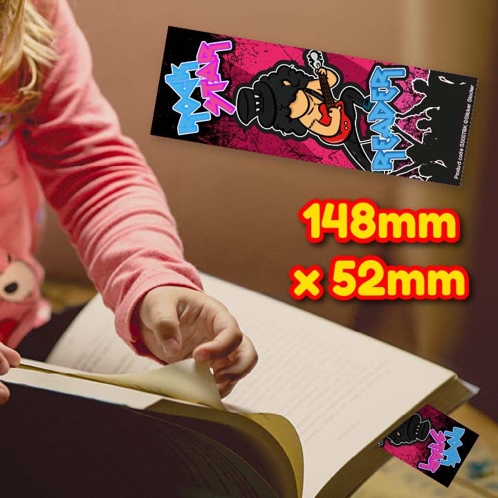 Sticker Stocker - 30 Reading Rockstar Classroom Reading Reward Bookmarks Ideal for School Teachers