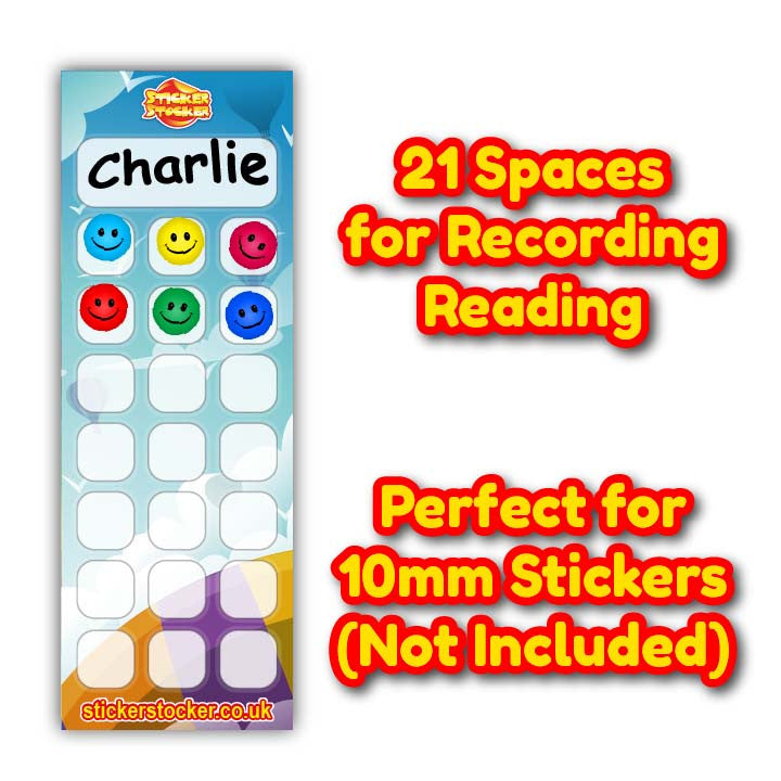 Sticker Stocker - 30 Flying High Classroom Reading Reward Bookmarks Ideal for School Teachers
