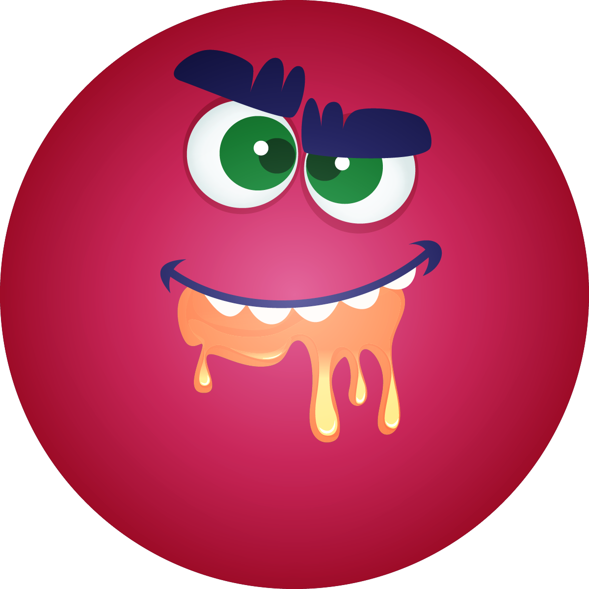 Sticker Stocker - 120 Mixed Berry Monster 30mm Scented Reward Stickers for Teachers, Parents and Party Bags