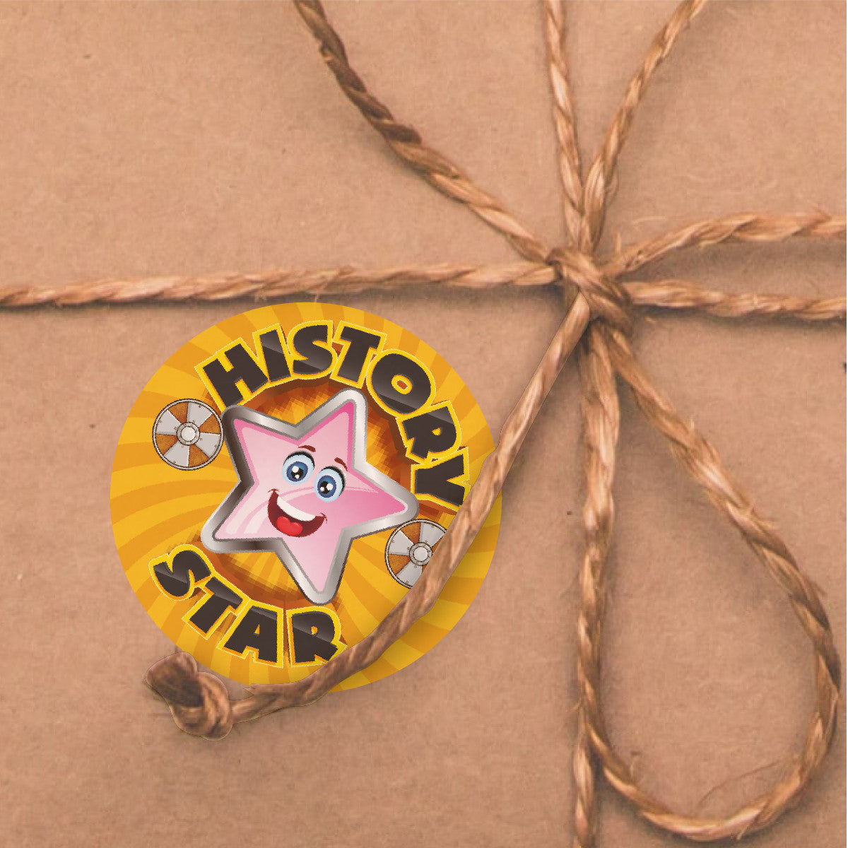 Sticker Stocker - 144 Star History - 30mm - Glossy Reward Stickers for Teachers & Parents