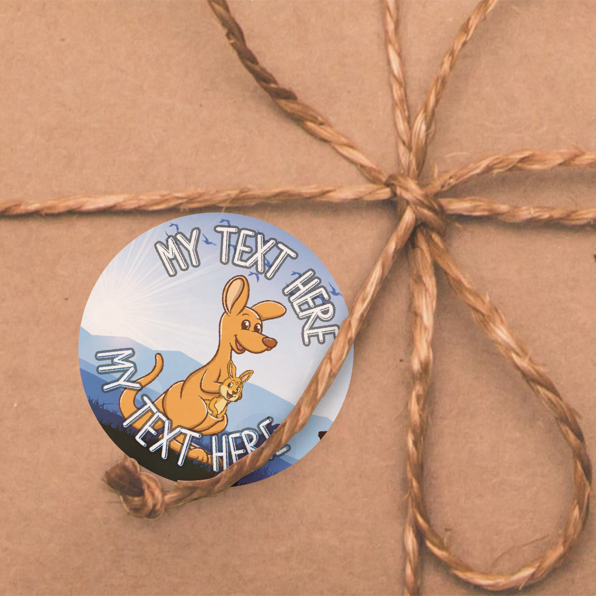 Sticker Stocker 144 Personalised Kangaroo 30mm Reward Stickers for School Teachers, Parents and Nursery