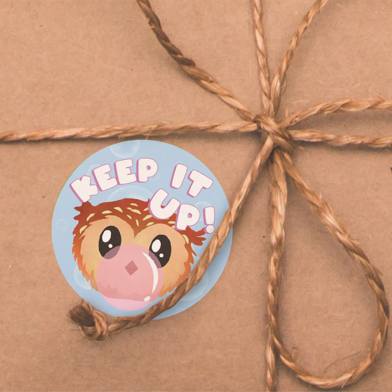 Sticker Stocker - 120 Bubble gum Heads 30mm Scented Reward Stickers for Teachers, Parents and Party Bags