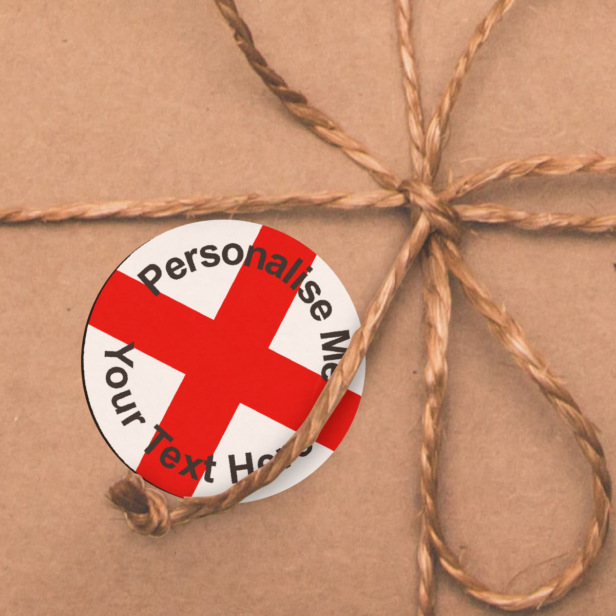 144 Personalised 30mm St George's England Flag Reward Stickers for School Teachers, Parents and Nursery