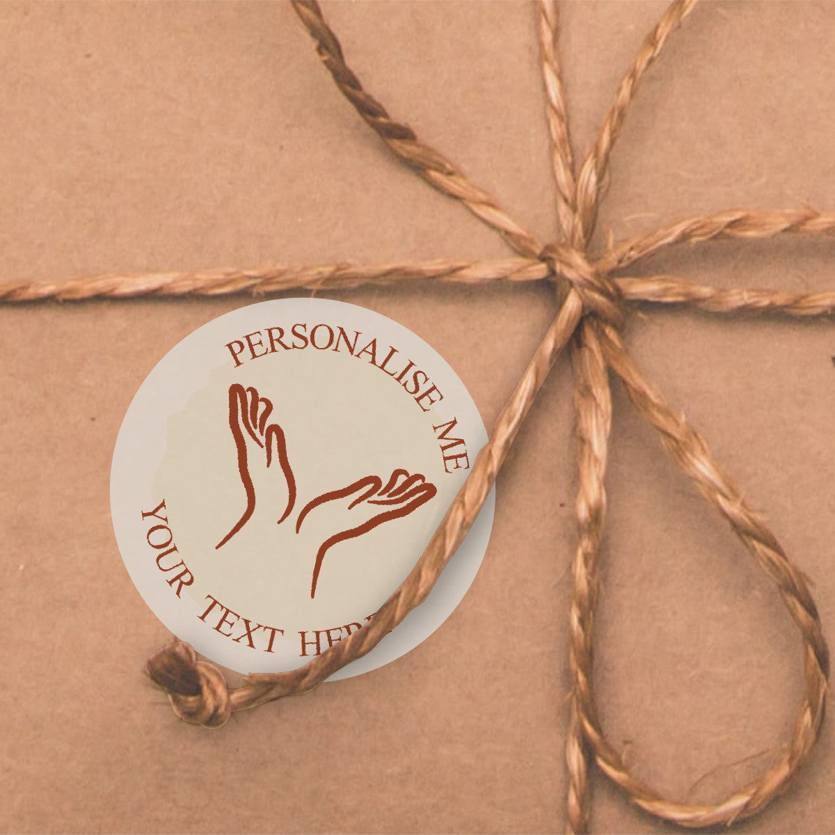 144 Hands Personalised 30mm Reward Stickers for School Teachers