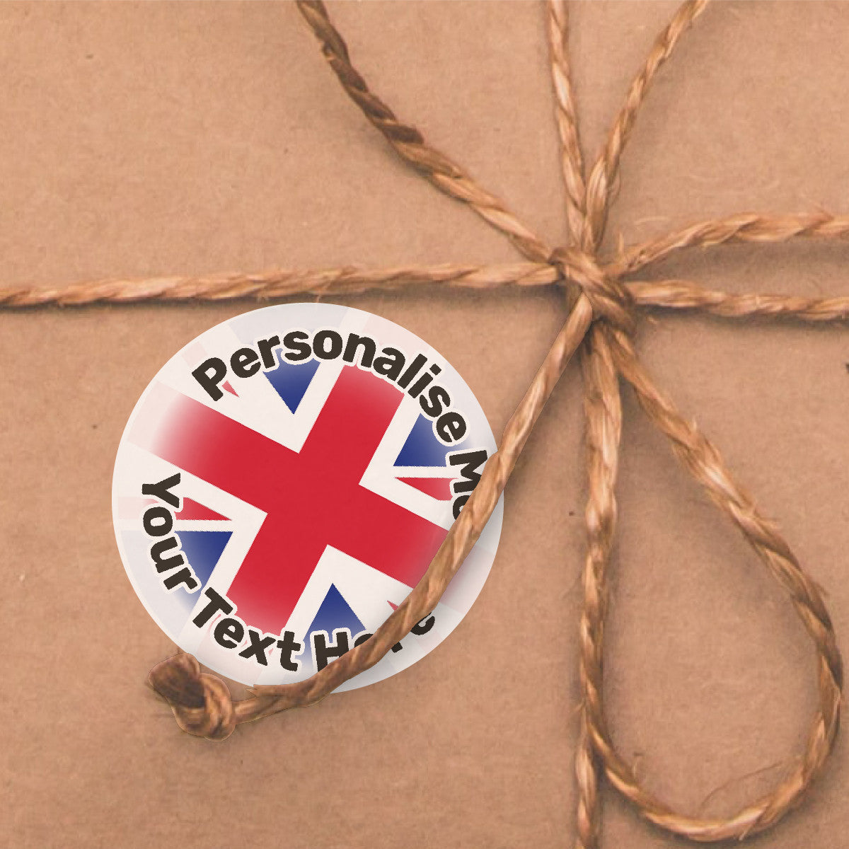 Sticker Stocker 144 Personalised Union Jack 30mm Reward Stickers for School Teachers, Party Bag, Parents and Nursery