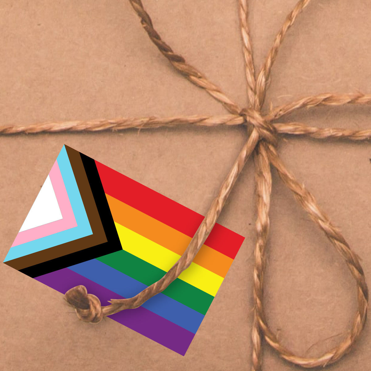 Sticker Stocker - 294 Pride Flags Glossy LGBT Stickers 1inch across rectangle labels