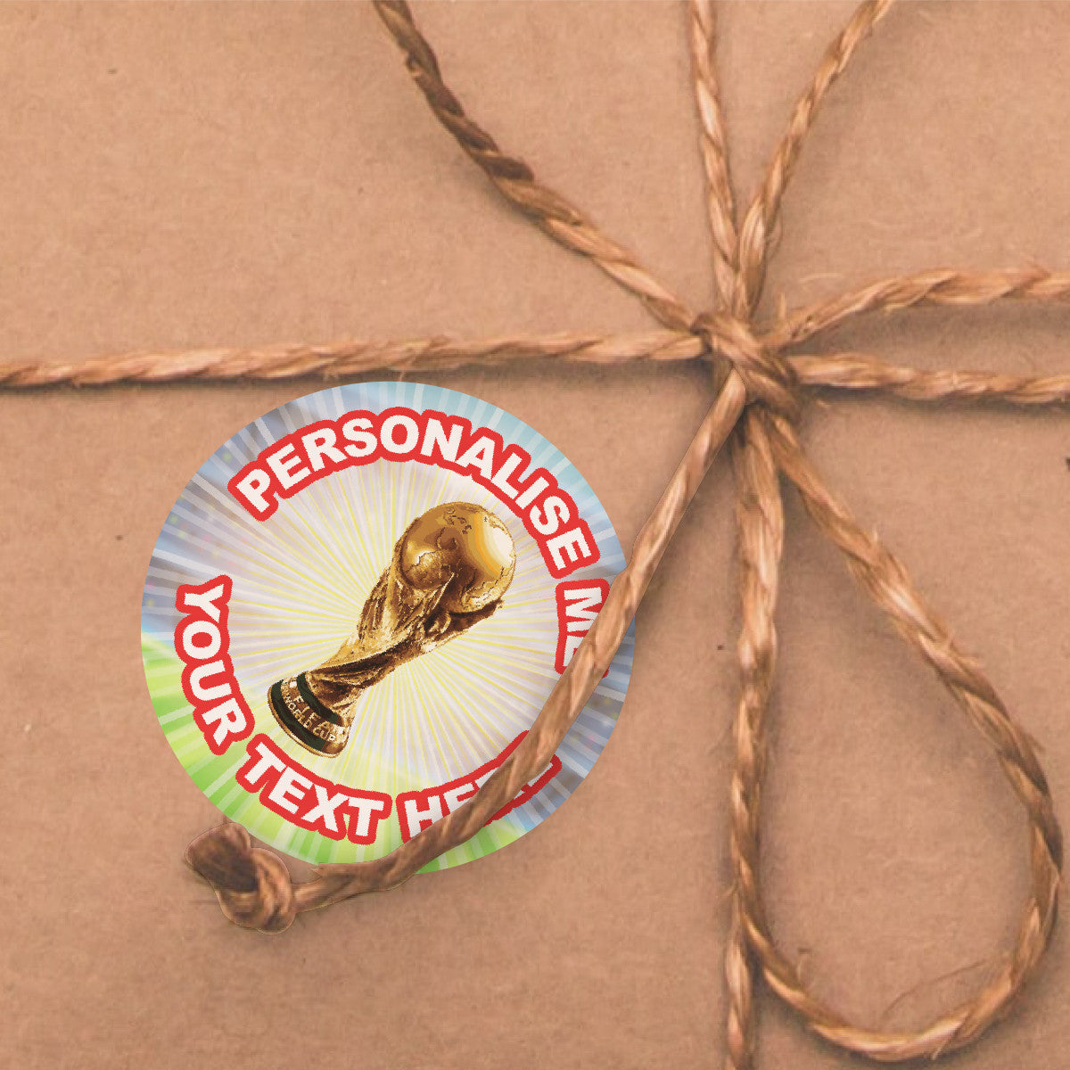 Sticker Stocker - 144 World Cup Personalised 30mm Reward Stickers for Football Clubs, schools