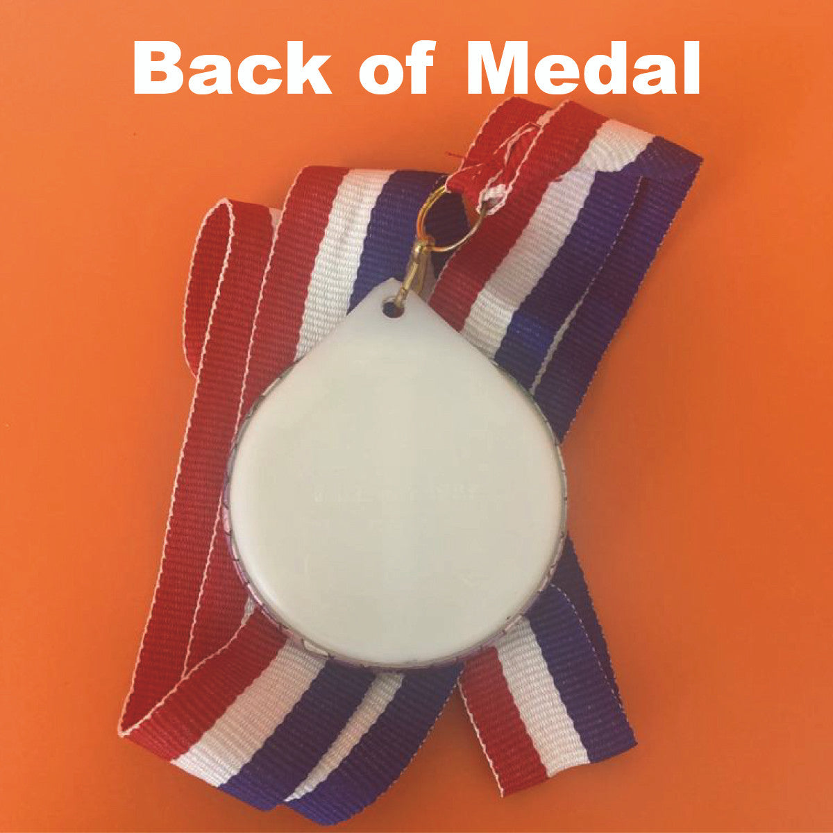Sticker Stocker - Create your own Medal - your own image and text Large 55mm Plastic Medal FREE Ribbon and Certificate