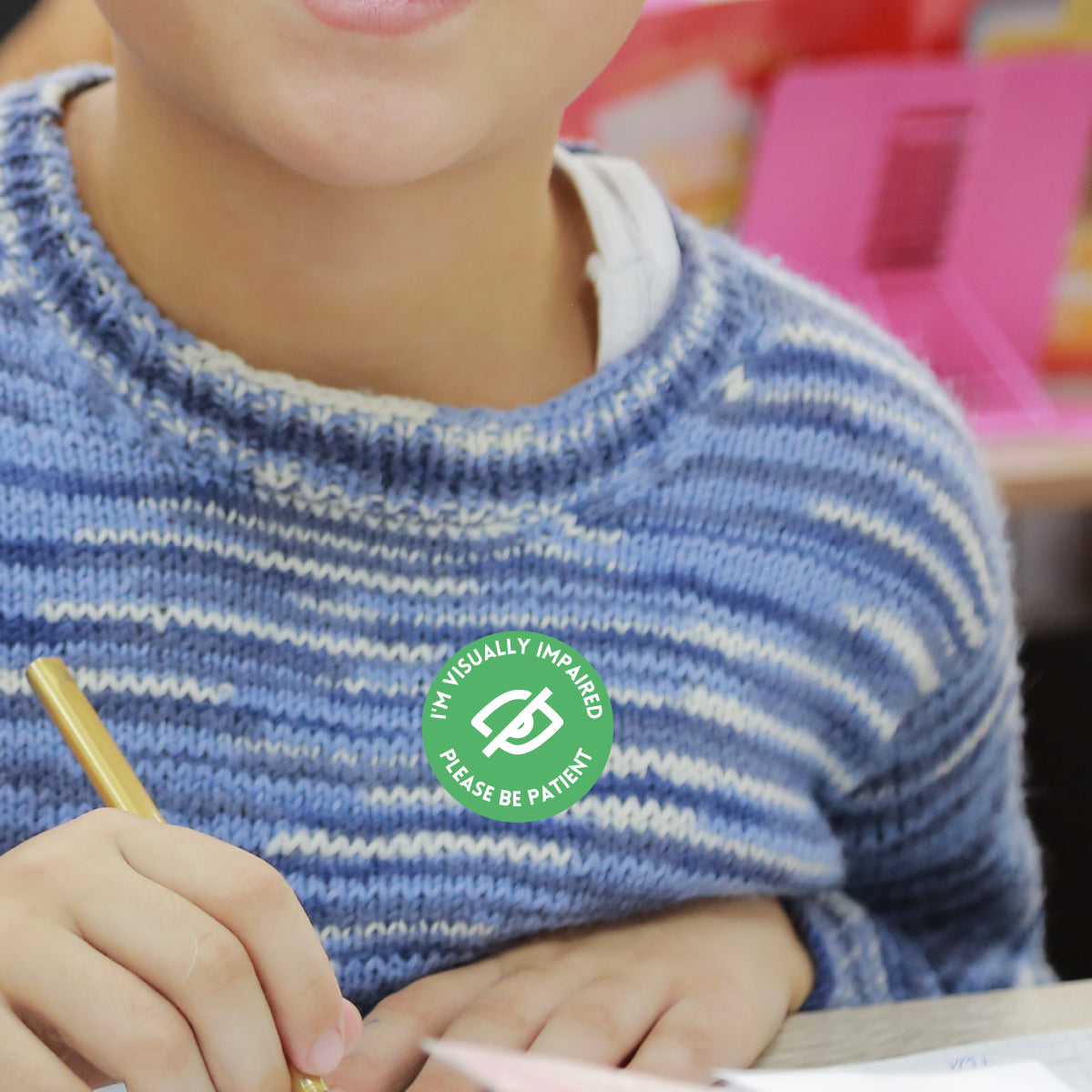 144 Visually Impaired 30mm Reward Stickers for School Teachers, Parents and Nursery