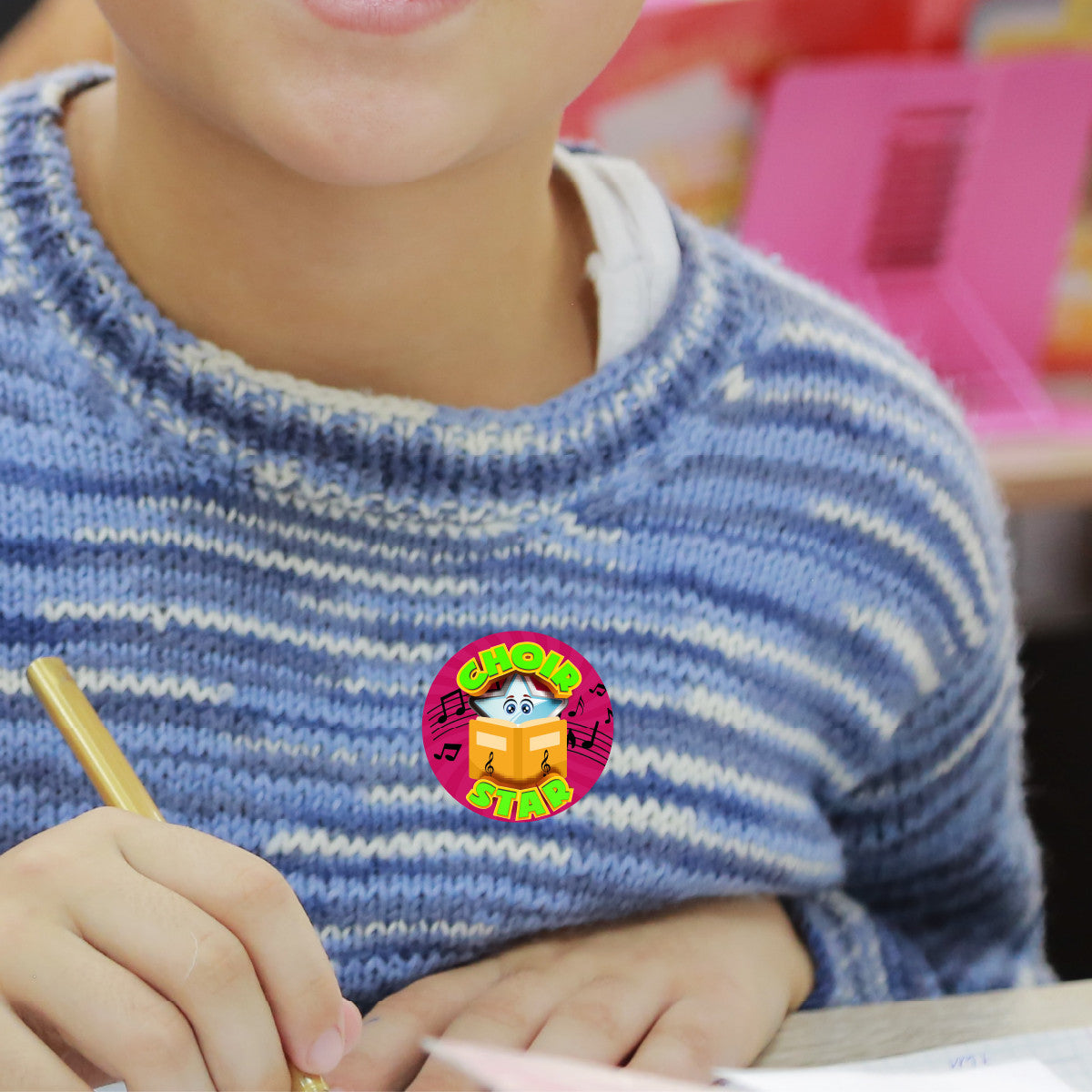 144 Choir Star 30 mm Reward Stickers for School Teachers, Parents and Nursery