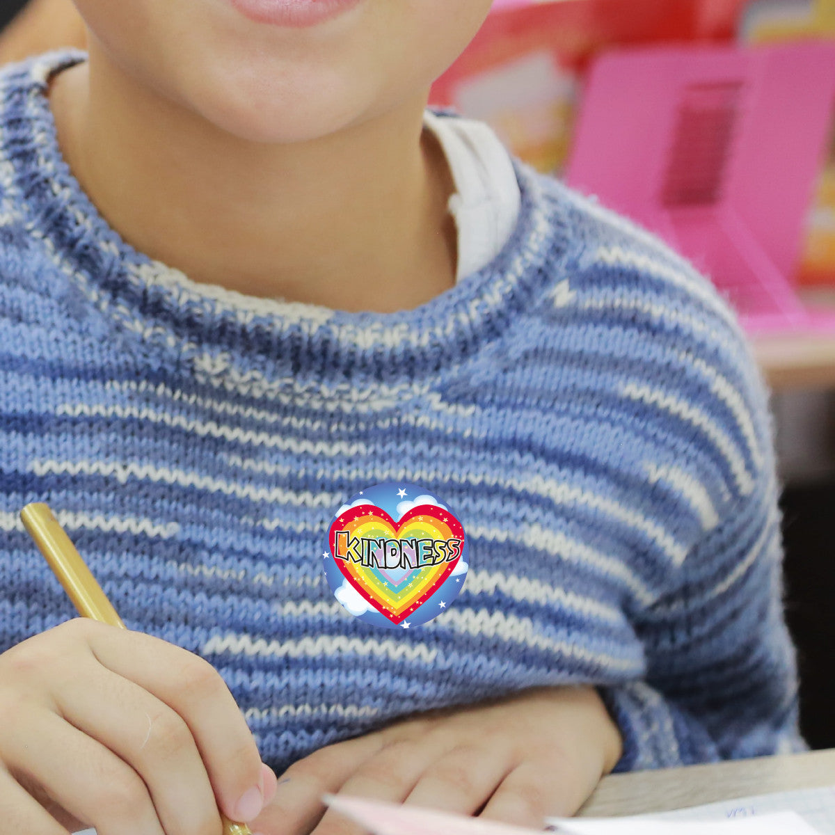 Sticker Stocker - 144 Kindness Rainbows 30 mm Reward Stickers for School Teachers, Parents and Nursery