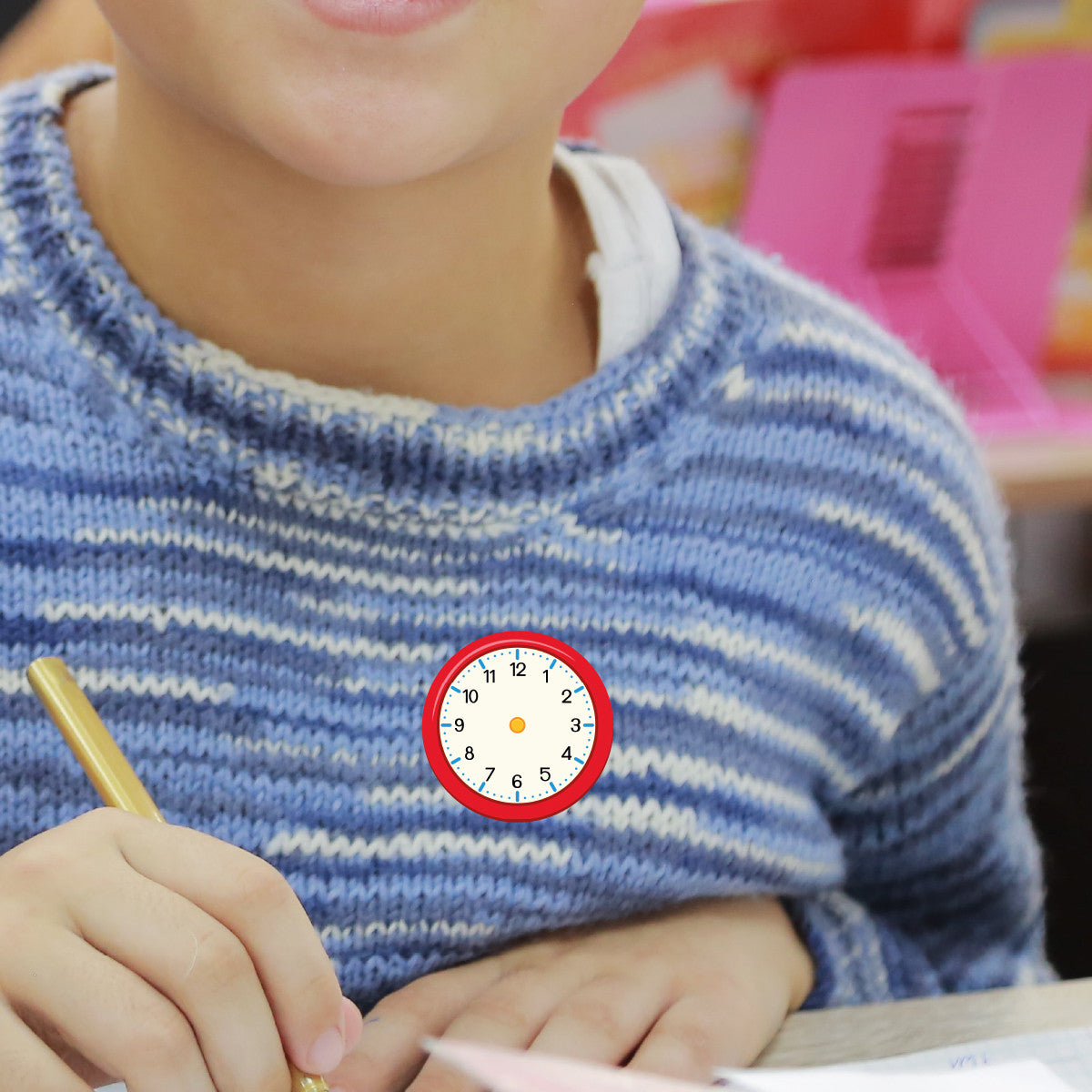 144 Blank Clocks - 30mm - Glossy Reward Stickers for Teachers & Parents
