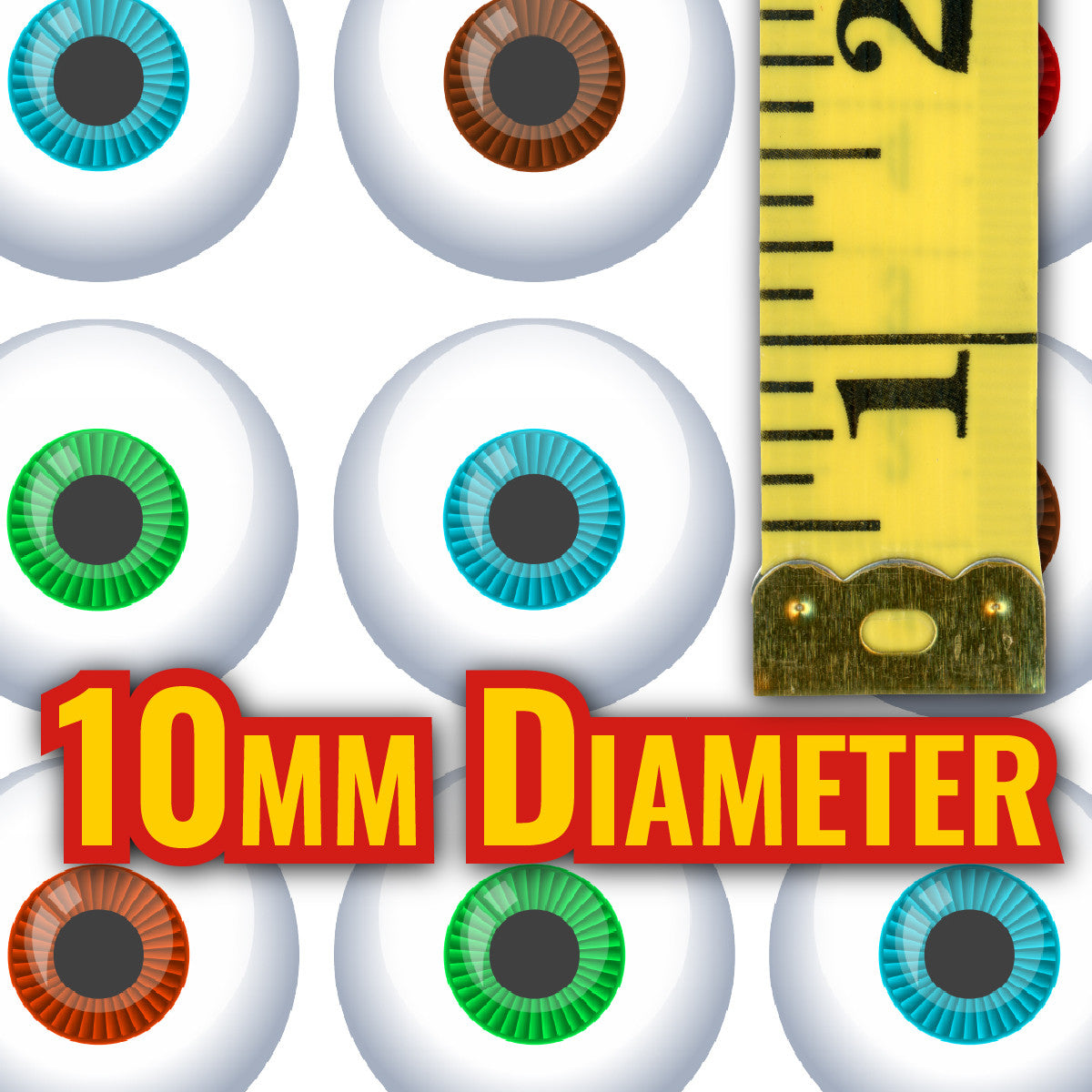 Sticker Stocker - 900 Mini Googly Eyes Dots 10mm Spot Stickers for Teachers and Planners